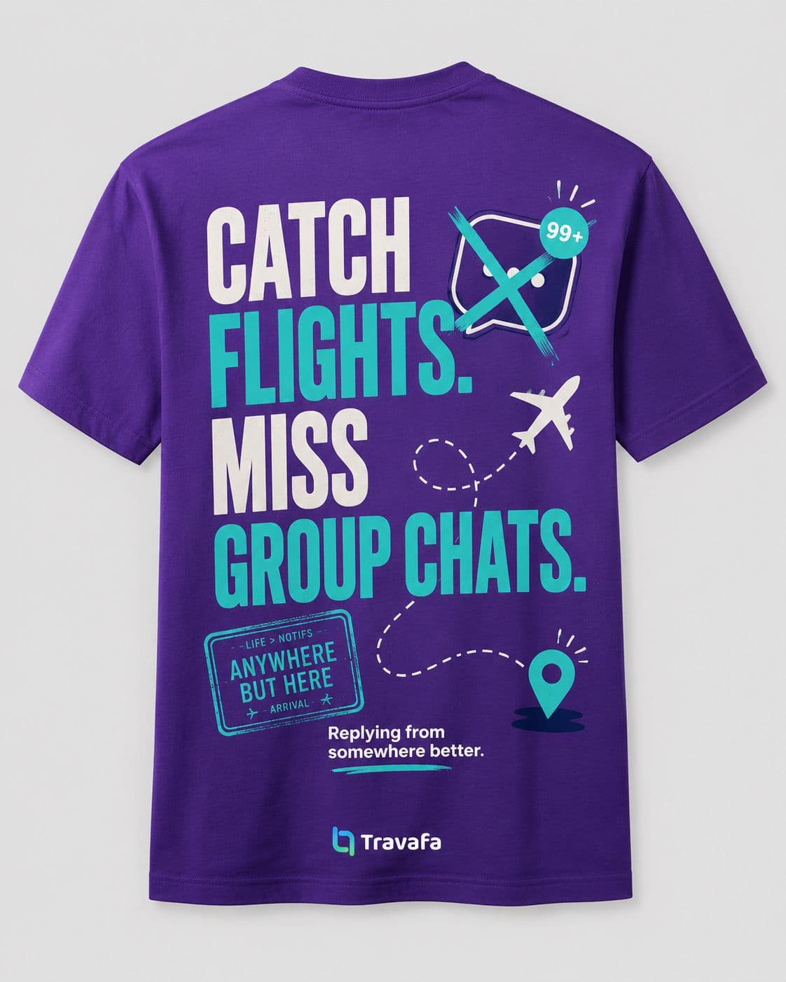 Catch Flights. Miss Group Chats. — Men